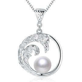 Pearl Necklaces Jewelry Gifts for Women Wife Fine Jewelry for Women Christmas Day Valentines Day Gifts for Her, Mothers Day Gifts for Mom Women Wife, Anniversary Birthday Gifts