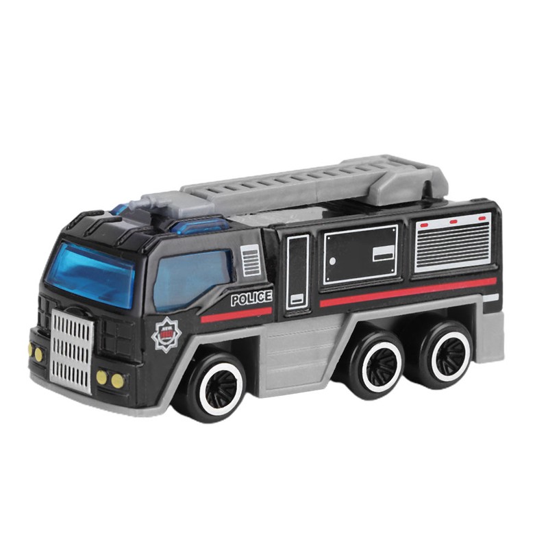 6pcs 1:64 Engineering Car Model Alloy Simulation Vehicle Car Model