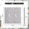 Silver Bling Rhinestones Double Toggle Switch Light Switch Cover Plates