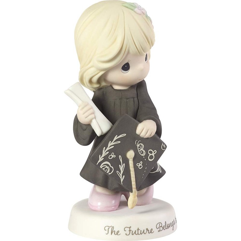 Precious Moments Future Belongs to You Graduation Girl Bisque Porcelain
