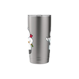 Panda Cook Chef hat Carrot Stainless Steel Insulated Tumbler