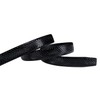 Barry.Wang Belt Men Ratchet Leather Black Strap Replacement without Buckle