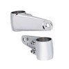 2pcs Chrome Motorcycle Headlight Side Mounting Front Fork Bracket for