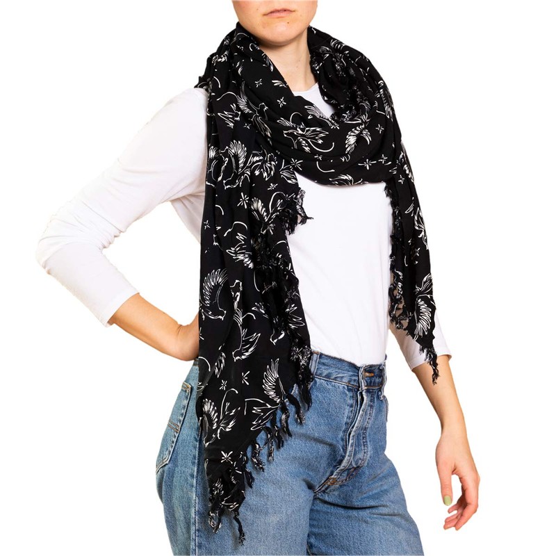 PANASIAM Sarong B900 Black Bird, L, B900 Black Bird
