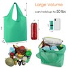 BeeGreen Reusable-Grocery-Bags-Foldable-Machine-Washable-Reusable-Shopping-Bags-Bulk Colorful 10 Pack 50LBS Extra Large Folding Reusable