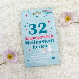 Milestone Cards Pregnancy 32 Piece Set for Boys and Girls The Most Beautiful Moments During Pregnancy Skorpion Milestone Cards