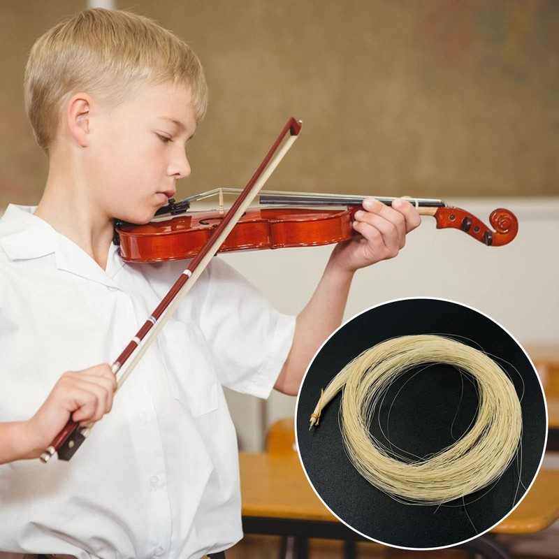 DaKuan 4/4 Full Set Violin Strings + 2 Bow Hair