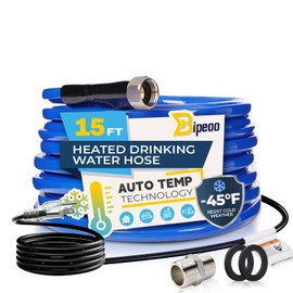 15FT 30FT 50FT 75FT 100FT Heated Water Hose for Rv,Heated Drinking Water Hose Antifreeze to -45°F,Great Rv Accessories for Campers,Livestock,Agriculture,Lead and BPA Free