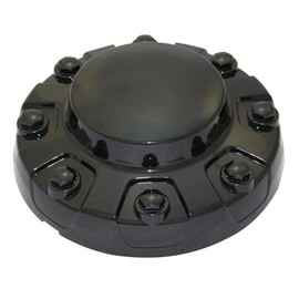 Fuel Rider Set of 2 Gloss Black ABS Center Caps Compatible with 19-22 Ram 3500 Front Pair