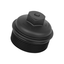 Riloer Oil Filter Cover, Oil Filter Housing Cover, ABS Oil Filter Housing Cover Compatible with Buick Regal 2.4L/2.0T, 12605565 93184334