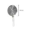 Fackelmann 682074 Cooker Heat Distributor, Cooker Accessories, White, Stainless Steel,