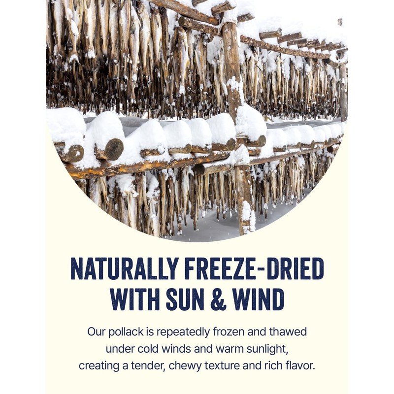 NICE WITCH'S Dried Shredded Pollack 170g / 6oz 황태채