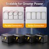 12V 12Ah LiFePO4 Lithium Battery, IP67 Waterproof, Lightweight