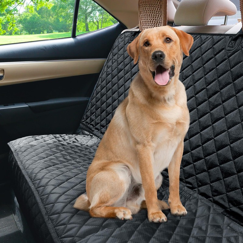 PETICON Waterproof Scratchproof Pet Bench Seat Covers for Cars, Trucks,