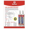 Red Devil 081660 100% Silicone Architectural Grade RTV Sealant, A