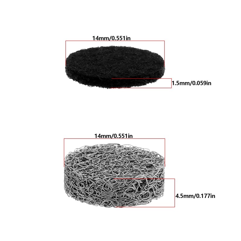 OTOTEC Foam Lance Filter Replacement Kit 14mm Mesh Filter Tablet