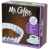 Mr. Coffee Basket Coffee Filters, 8-12 Cup, White Paper, 8-inch,