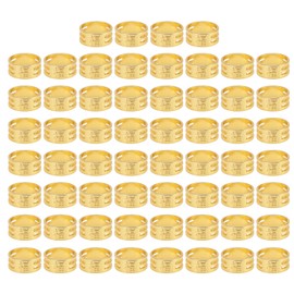 60pcs Sewing Thimbles Exquisite Copper Sewing Finger Protectors for Hand Sewing Quilting Embroidery Golden