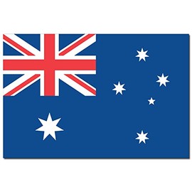 Australia Flag - 4"x 2.7"- Vinyl Decal Sticker self Adhesive Country Australian