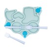 Constructive Eating Training Utensils and Plate Set - Made in