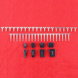 GTIWUNG 560pcs 2.5mm Pitch 2 3 4 5 Pin JST SM Connector Male / Female Plug Housing Connector Adapter Kit 2pin/3pin/4pin/5pin Small Connector for Electrical Components Wiring Work etc
