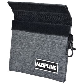 MZIPLINE Bolsa antiolor, impermeable, impermeable, a prueba de aromas, con cerradura de combinación para quitar el olor y los accesorios discretos, Mini gris., 11 X 6 Inches