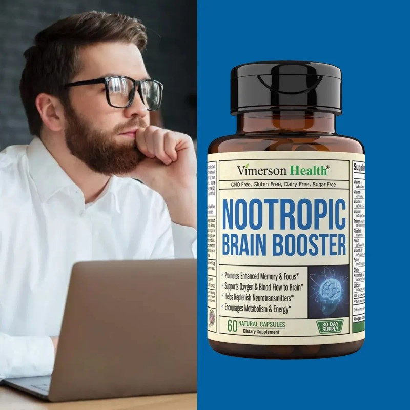 Potenciador Cerebral Nootrópico Vimerson Health 60caps