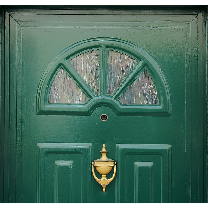Door Viewer Polished Brass Peephole Wide Angle 50-75mm Thick Doors
