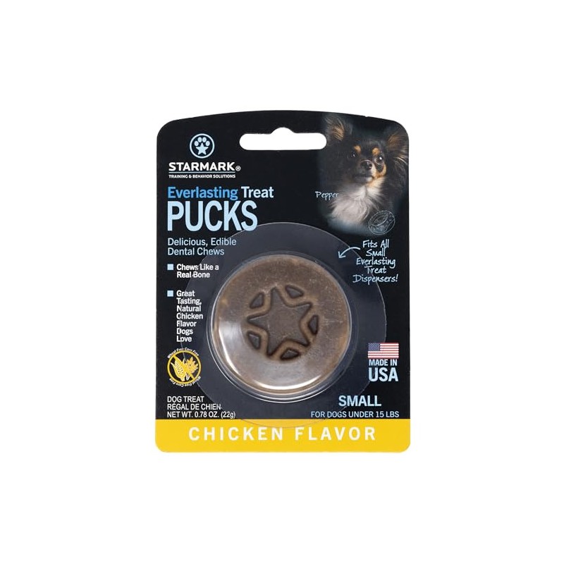 Starmark Everlasting Treat Puck Dental Chew for Small Dogs