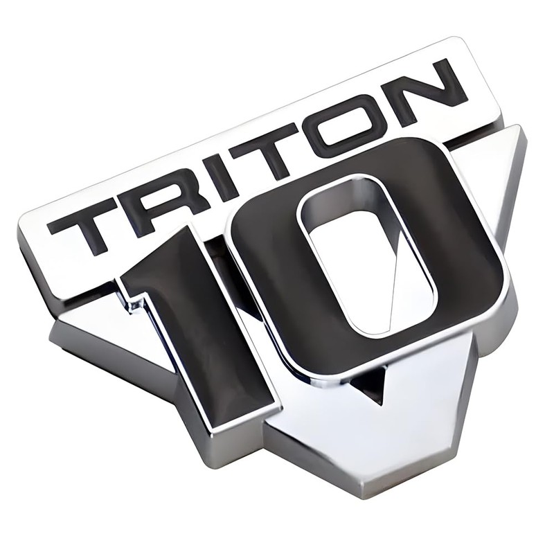 2 Pack Triton V10 Emblem Replacement for 2005-2011 Tailgate 3D