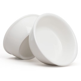 FUKUMARU 2PCS Ceramics Pet Bowl Set, Microwave Heating Food Bowls, Cat & Dog Food and Water Replacement Bowl for FUKUMARU CC50/CC70/CC80