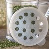 Carlisle FoodService Products Plastic Parsley Dredge Lid, 3.12 Inches, Translucent