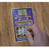 WINGKIND Gold Luck - Boletos falsos de lotería para rascar,
