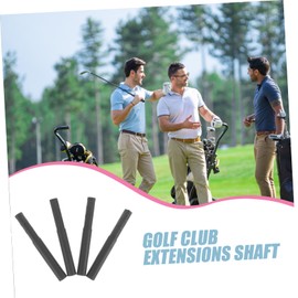 Kisangel 2sets Golf Club Extension Rod Carbon Fiber Golf Shaft Extenders Golfing Accessories 4pcs*2