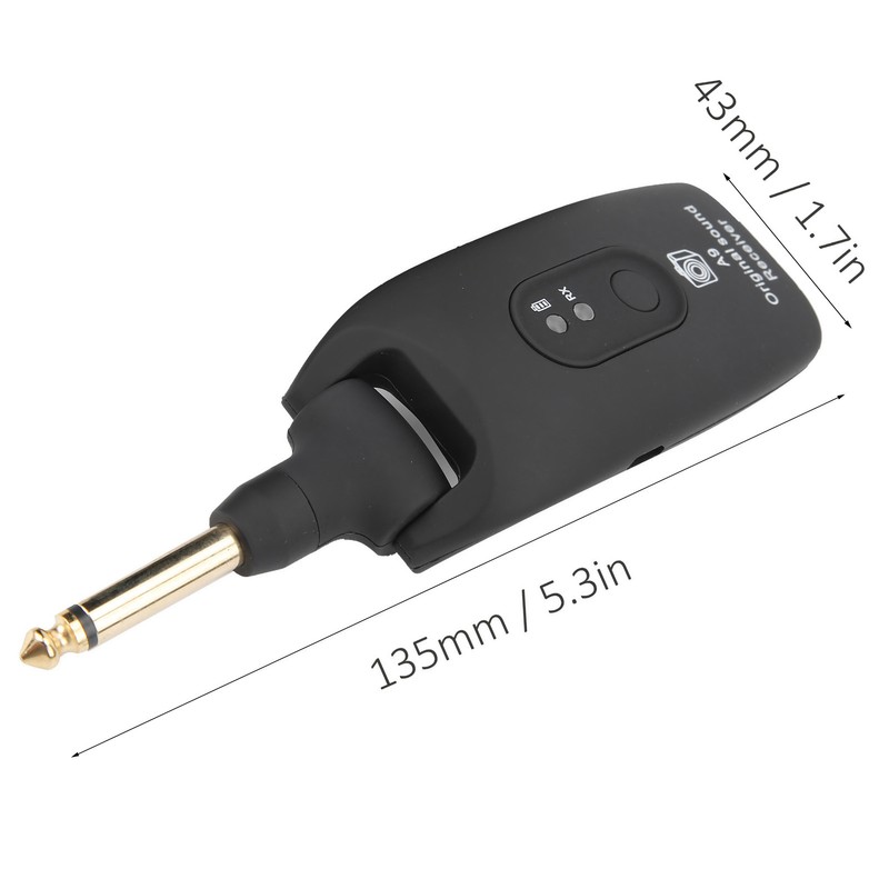 Guitar Transmitter Receiver Wireless System A9 2.4GHz USB Cable Musical