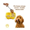 Dog Treat Dispensing Toy Set, Freezable Silicone Mold and Puzzle