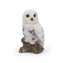 Oubia Snowy Owl Doll Figurine, 5.3 x 3.5 x 2.6 inches (13.5 x 8.8 x 6.5 cm), Animal H15224