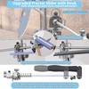 CWOVRS Knife Sharpening Kit, RX-009 Guided Knife Sharpening System, 360°