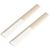 shamjina 2x Portable Anti Hair Cutting Comb Salon Hair Styling