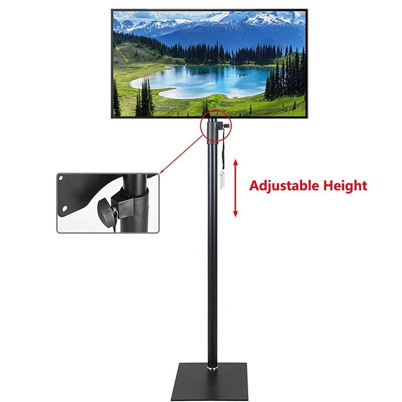 bimiti TV Stand with Mount 360 Degree Swivel TV Floor