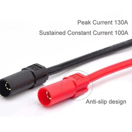 Youme 6 Pairs XT150 Connector Adapter Male Female Plug 6mm Gold Banana Bullet Plug