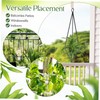 SUPVOX 4Pcs Geometric Metal Air Plant Holder Stylish Hanging Planter
