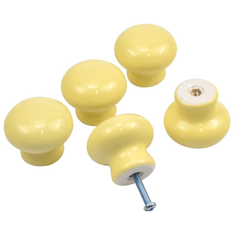 8 Pack Door Knobs for Kids, 35mm Round Cabinet Knobs,