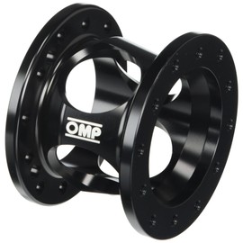 OMP Steering Wheel Spacer, 60 mm Thick, Aluminum, Black Anodize, Each (ODC023171)