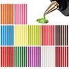 Pack of 84 Colourful Hot Glue Sticks, Hot Glue Sticks