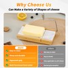 Tianman Cheese Slicer Cheese Cutter with 4 Replacement Cutting Wire,Heavy