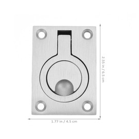 VILLCASE Portafiltro 2 Piezas Mango De Hebilla De Suelo Tacos Escotilla Para Cubierta De Golpe Tirones Al Ras Cornamusas De Marine Tira Hebilla Mango Al Ras Marina Acero Inoxidable Suite