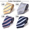 Michi Kolondon Brand Necktie, Made in Japan, 100% Silk, Jacquard