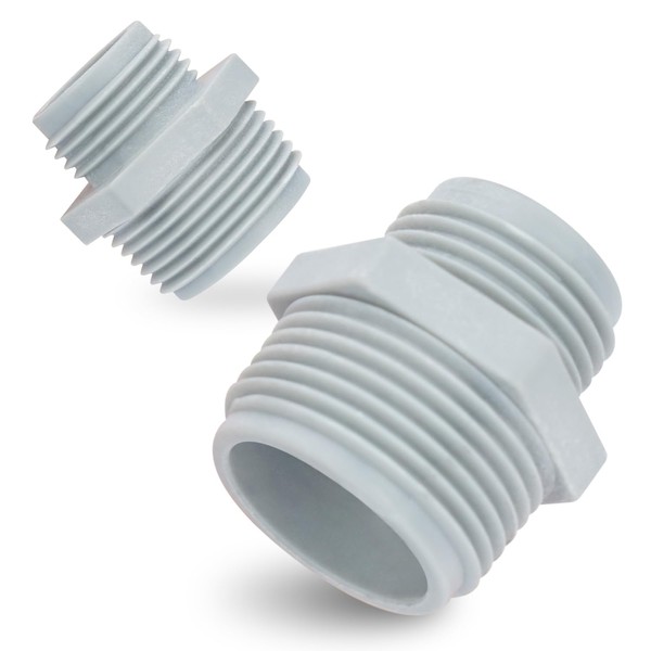 Green Expert Plastic Adapter Kit 1" NPT Male to 3/4"