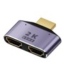 KUFptva HDMI-Compatible Splitter 1 in 2 Out -2K HDMI-Compatible Splitter